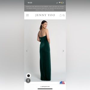 Jenny Yoo Emerald Dress - Never Worn - Size 4